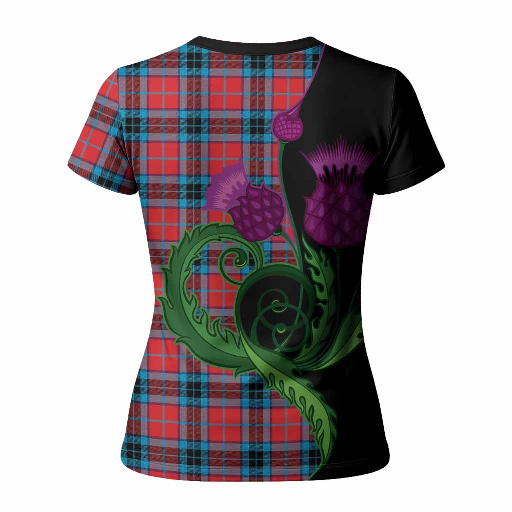 MacTavish (McTavish) Tartan Women T shirt Traditional Scottish Thistle