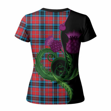 MacTavish (McTavish) Tartan Women T shirt Traditional Scottish Thistle