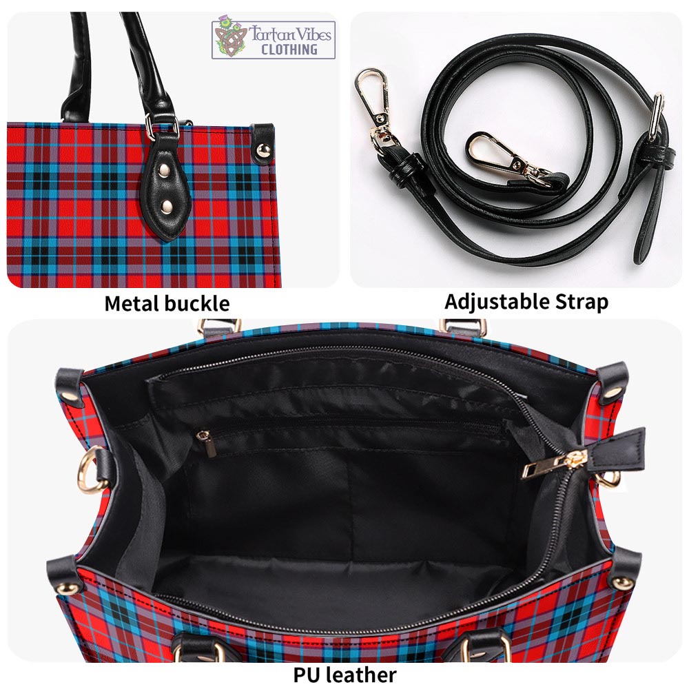 Tartan Vibes Clothing MacTavish Modern Tartan Luxury Leather Handbags