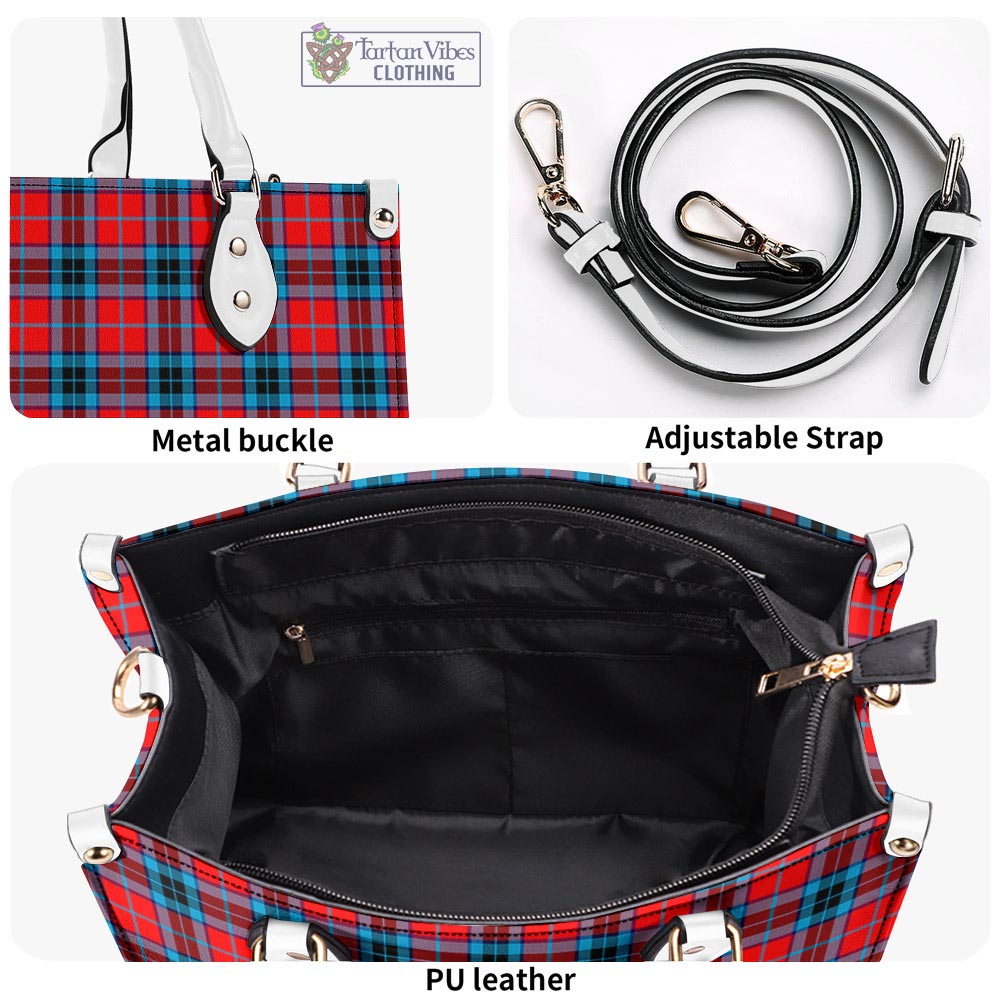 Tartan Vibes Clothing MacTavish Modern Tartan Luxury Leather Handbags