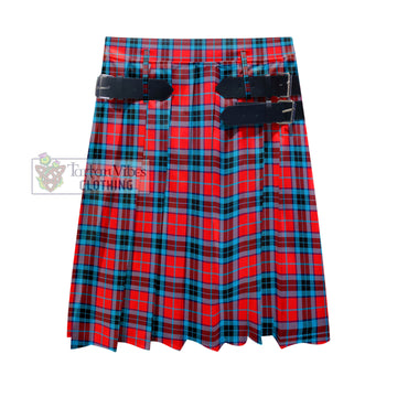 MacTavish Modern Tartan Men's Pleated Skirt - Fashion Casual Retro Scottish Kilt Style
