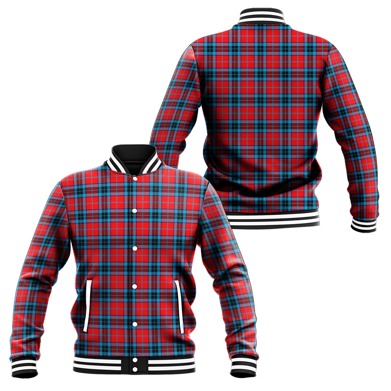 MacTavish (McTavish) Tartan Baseball Jacket Unisex - Tartan Vibes Clothing