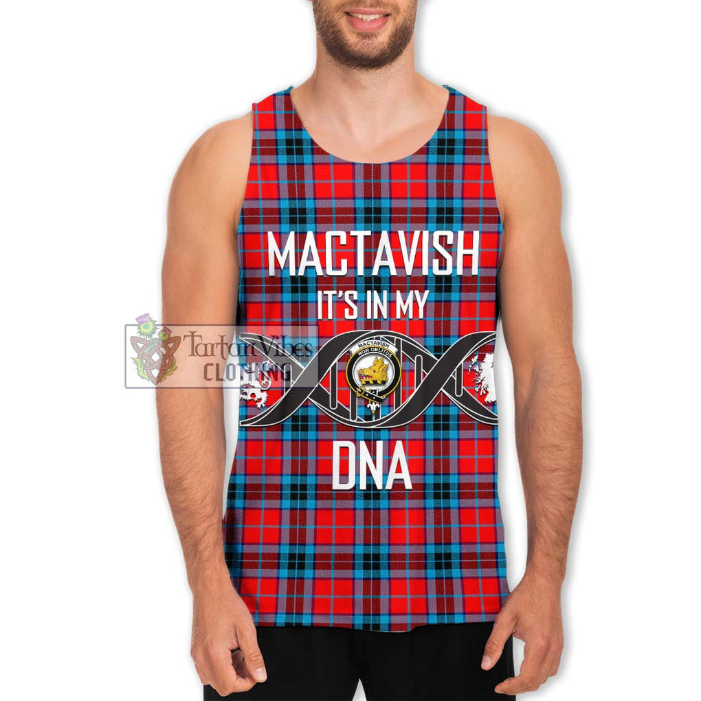 MacTavish (McTavish) Tartan Men's Tank Top with Family Crest DNA In Me Style Men - Tartanvibesclothing Shop