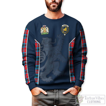 Tartan Vibes Clothing MacTavish Modern Tartan Sweater with Family Crest and Lion Rampant Vibes Sport Style