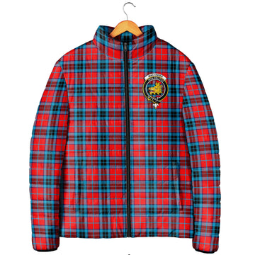 MacTavish (McTavish) Tartan Padded Jacket with Family Crest