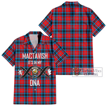 MacTavish (McTavish) Tartan Hawaiian Shirt with Family Crest DNA In Me Style