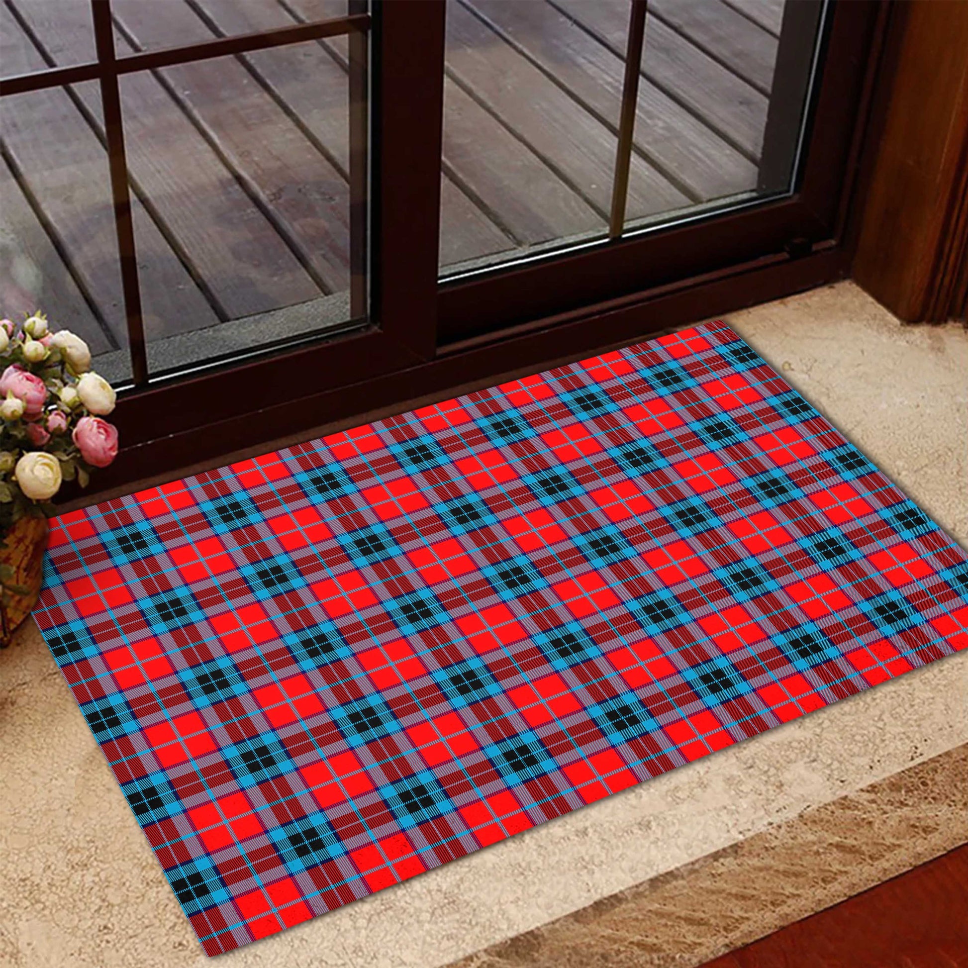 MacTavish Modern Tartan Door Mat - Tartanvibesclothing