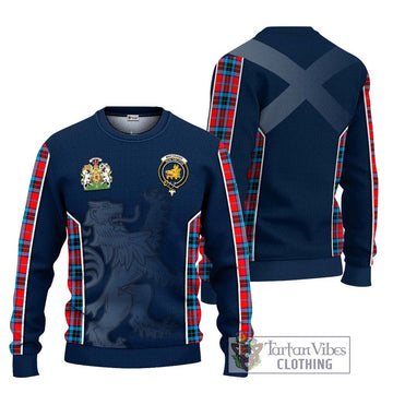 MacTavish (McTavish) Tartan Ugly Sweater with Family Crest and Lion Rampant Vibes Sport Style