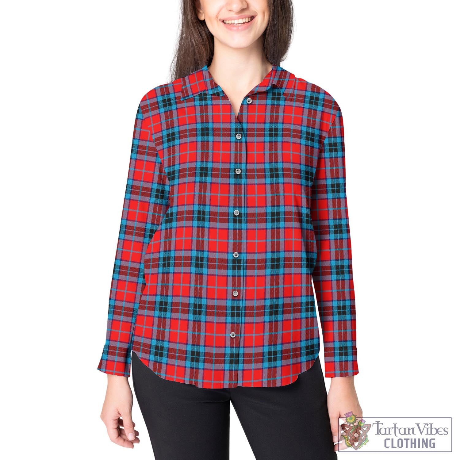 MacTavish Modern Tartan Womens Casual Shirt