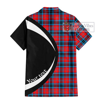 MacTavish (McTavish) Tartan Hawaiian Shirt with Family Crest Circle Style
