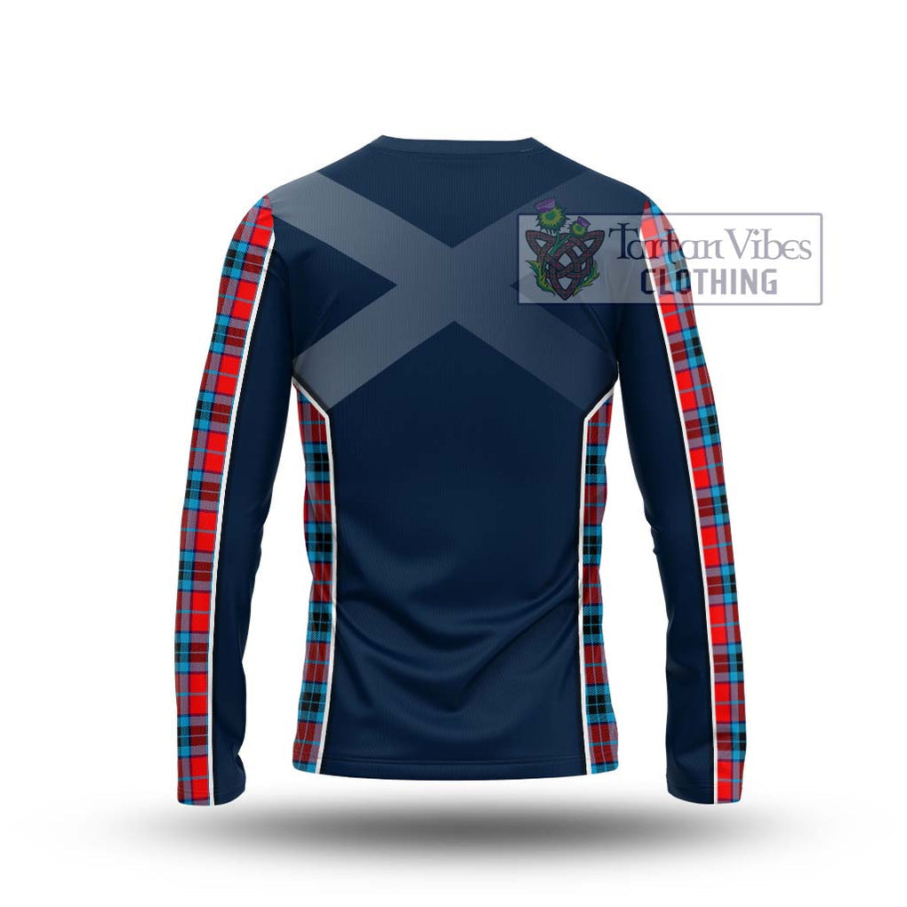 MacTavish (McTavish) Tartan Long Sleeve T-Shirt with Family Crest and Lion Rampant Vibes Sport Style - Tartan Vibes Clothing