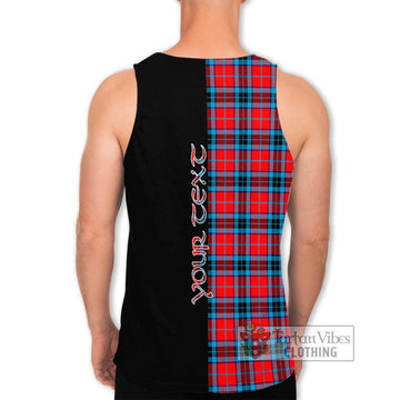 MacTavish (McTavish) Tartan Men's Tank Top with Family Crest and Half Of Me Style