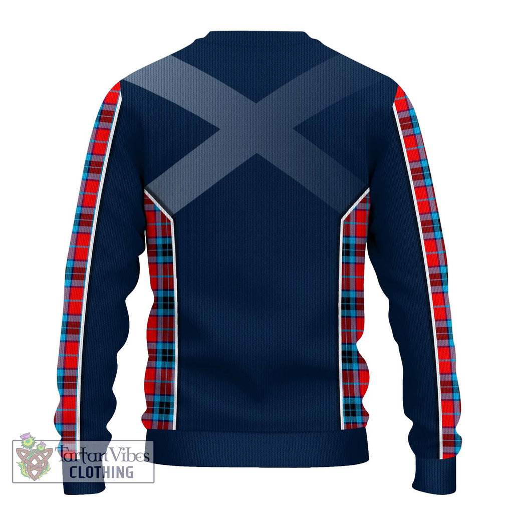 MacTavish (McTavish) Tartan Knitted Sweater with Family Crest and Lion Rampant Vibes Sport Style - Tartan Vibes Clothing
