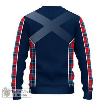 MacTavish (McTavish) Tartan Ugly Sweater with Family Crest and Lion Rampant Vibes Sport Style