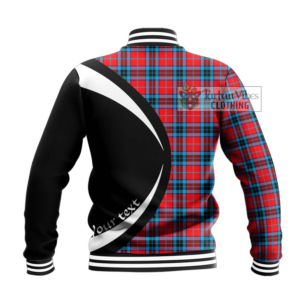 MacTavish (McTavish) Tartan Baseball Jacket with Family Crest Circle Style - Tartan Vibes Clothing