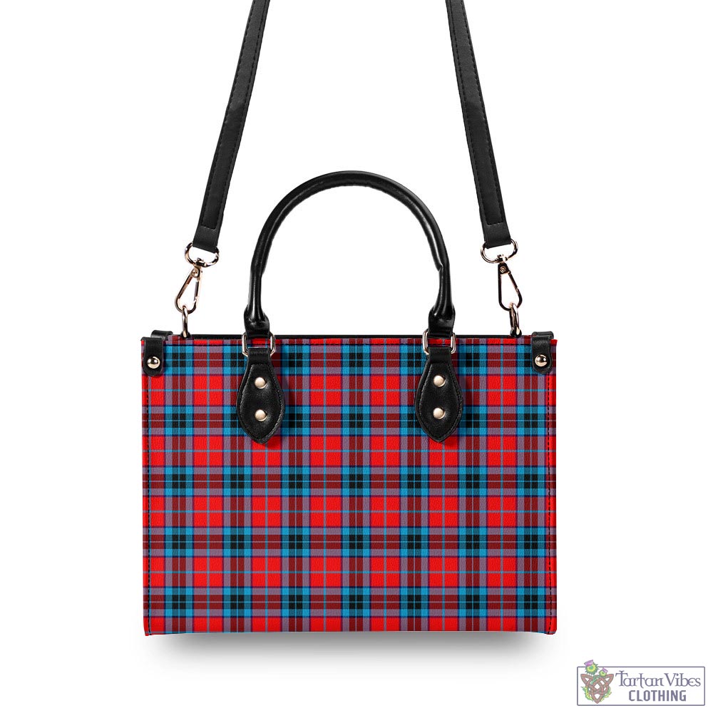 Tartan Vibes Clothing MacTavish Modern Tartan Luxury Leather Handbags