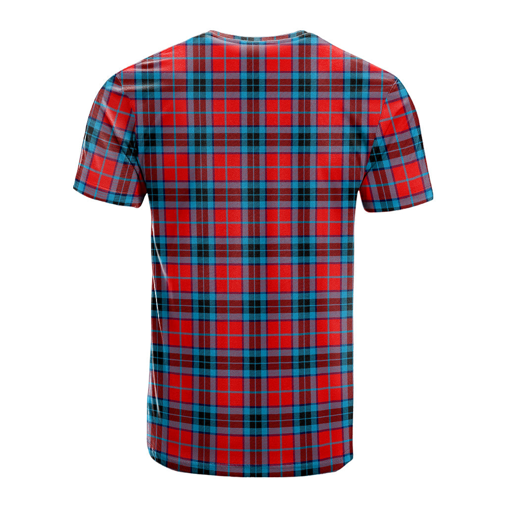 MacTavish (McTavish) Tartan T-Shirt with Family Crest - Tartan Vibes Clothing