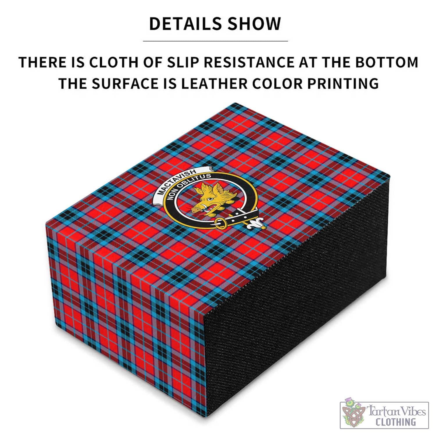 Tartan Vibes Clothing MacTavish Modern Tartan Pen Holder with Family Crest