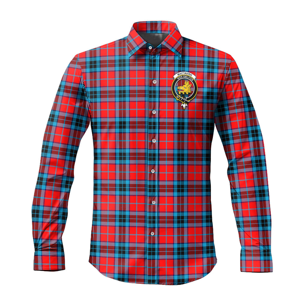 mactavish-modern-tartan-long-sleeve-button-up-shirt-with-family-crest