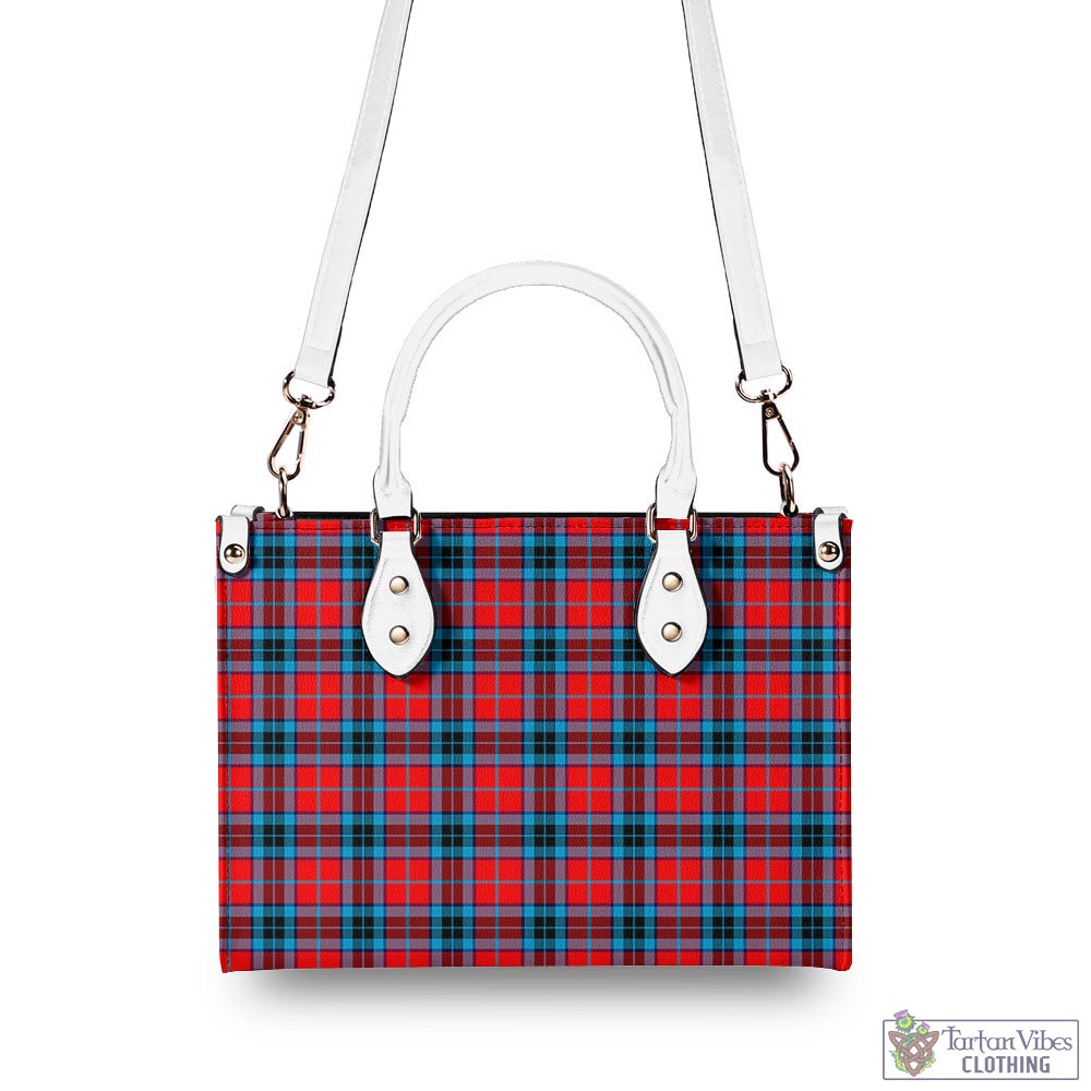 Tartan Vibes Clothing MacTavish Modern Tartan Luxury Leather Handbags