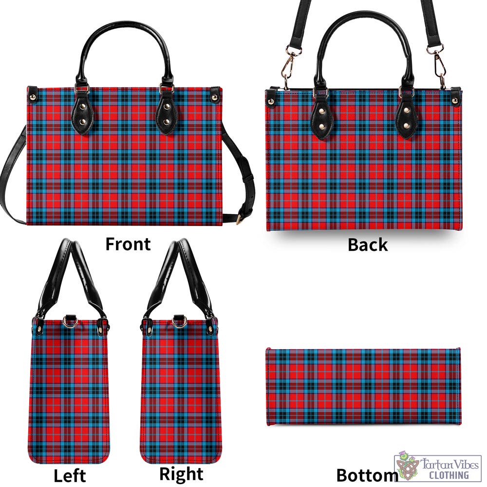 Tartan Vibes Clothing MacTavish Modern Tartan Luxury Leather Handbags