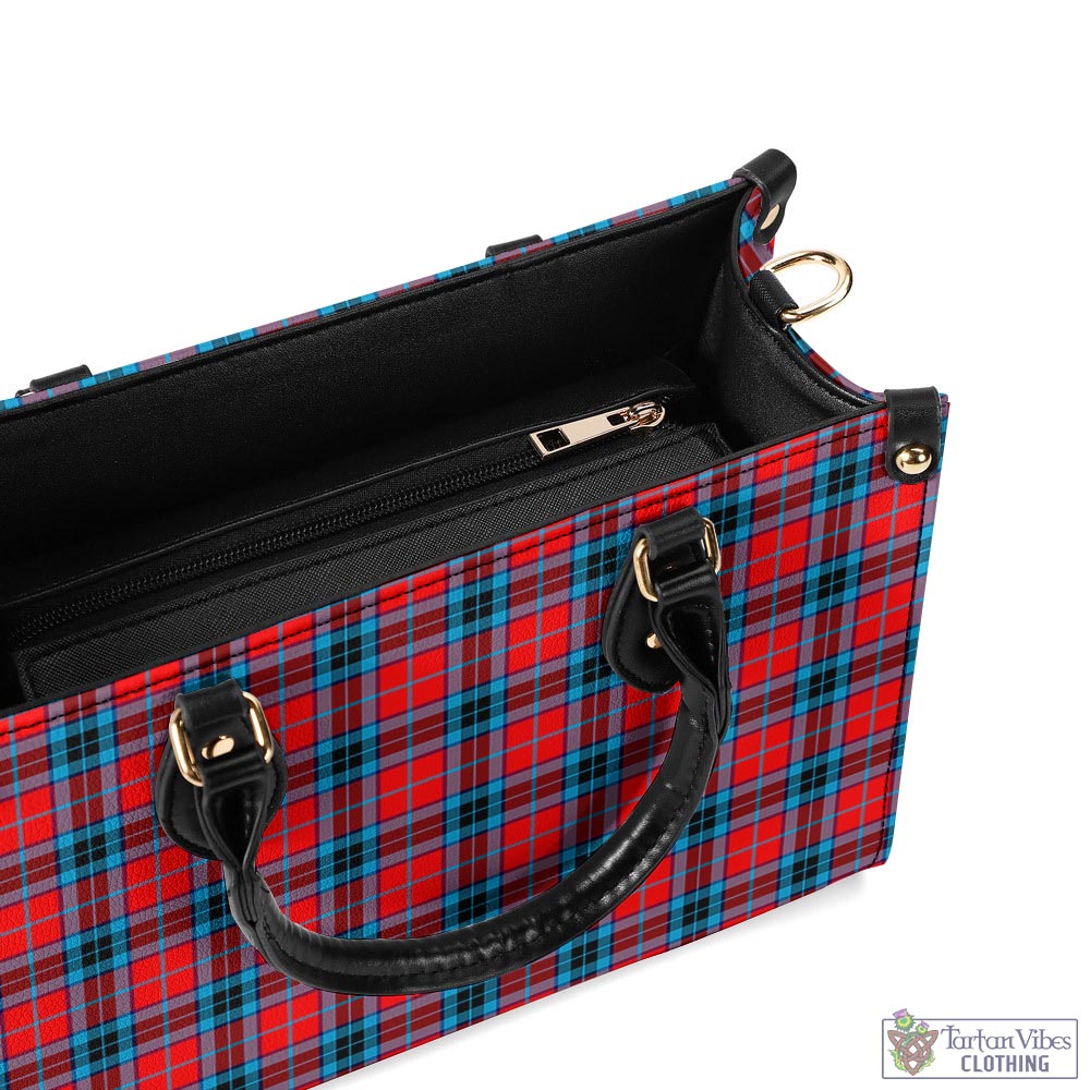 Tartan Vibes Clothing MacTavish Modern Tartan Luxury Leather Handbags