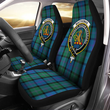 MacThomas (McThomas) Tartan Car Seat Cover with Family Crest One Size - Tartan Vibes Clothing