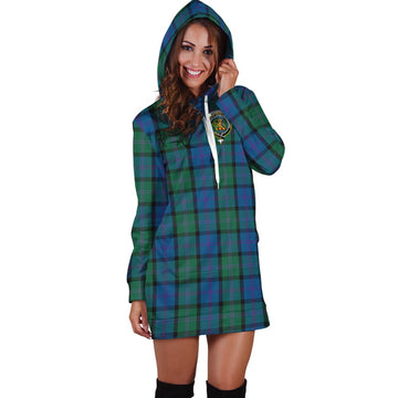 MacThomas (McThomas) Tartan Hoodie Dress with Family Crest - Tartan Vibes Clothing