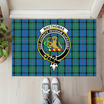 MacThomas (McThomas) Tartan Rubber Doormat with Family Crest L 60*90cm - Tartan Vibes Clothing