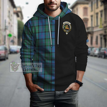 MacThomas (McThomas) Tartan Hoodie with Family Crest and Half Of Me Style Zip Hoodie - Tartan Vibes Clothing