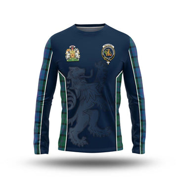MacThomas (McThomas) Tartan Long Sleeve T-Shirt with Family Crest and Lion Rampant Vibes Sport Style Unisex - Tartan Vibes Clothing