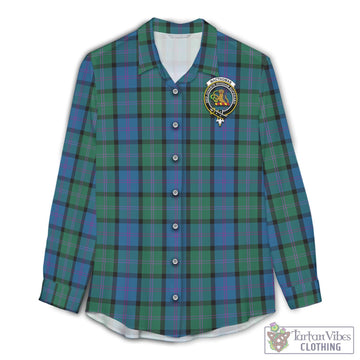 MacThomas (McThomas) Tartan Women's Casual Shirt with Family Crest Female - Tartan Vibes Clothing