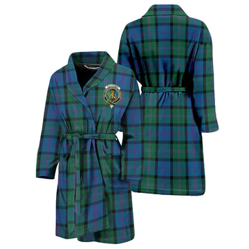 MacThomas (McThomas) Tartan Bathrobe with Family Crest Unisex S - Tartan Vibes Clothing