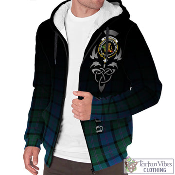 MacThomas (McThomas) Tartan Sherpa Hoodie Featuring Alba Gu Brath Family Crest Celtic Inspired Unisex - Tartan Vibes Clothing