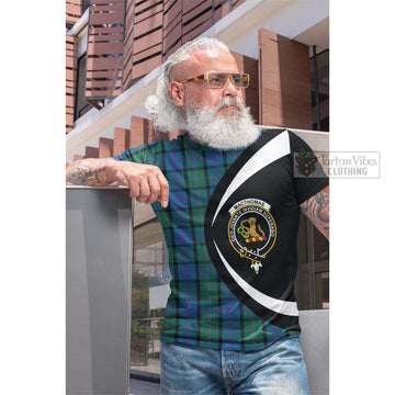MacThomas (McThomas) Tartan Cotton T-shirt with Family Crest Circle Style Men's Shirt - Tartan Vibes Clothing