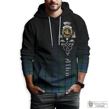 MacThomas (McThomas) Tartan Hoodie Featuring Alba Gu Brath Family Crest Celtic Inspired Zip Hoodie - Tartan Vibes Clothing