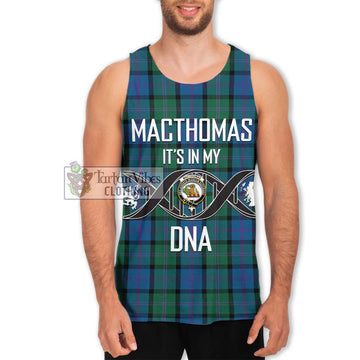 MacThomas (McThomas) Tartan Men's Tank Top with Family Crest DNA In Me Style Men - Tartan Vibes Clothing