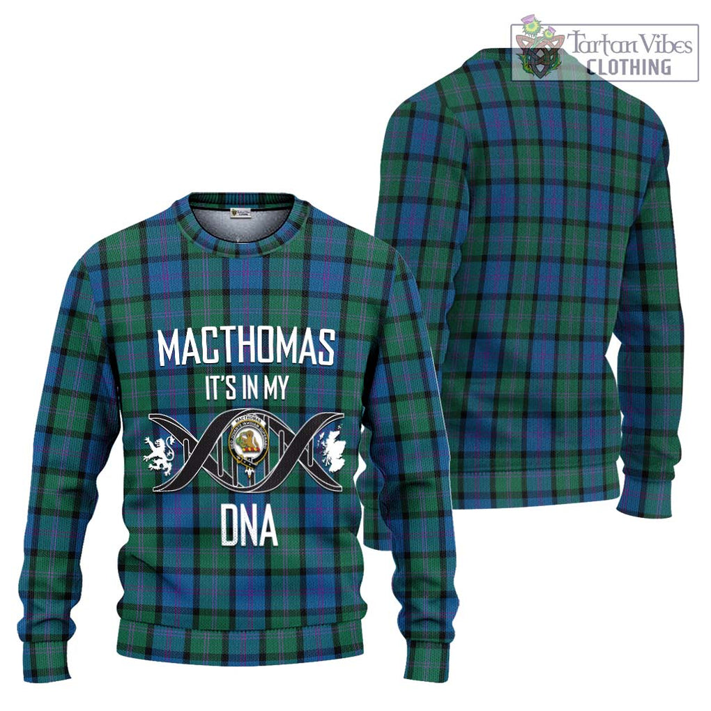 MacThomas (McThomas) Tartan Ugly Sweater with Family Crest DNA In Me Style Unisex - Tartan Vibes Clothing