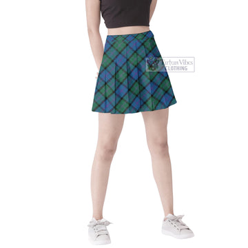 MacThomas (McThomas) Tartan Women's Plated Mini Skirt Cross Style Female - Tartan Vibes Clothing