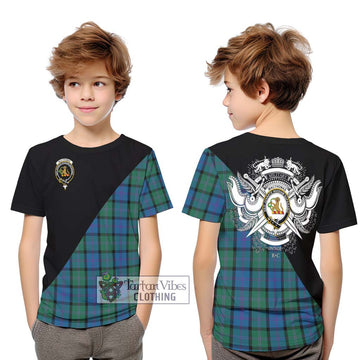 MacThomas (McThomas) Tartan Kid T-Shirt with Family Crest and Military Logo Style Youth XL Size14 - Tartan Vibes Clothing
