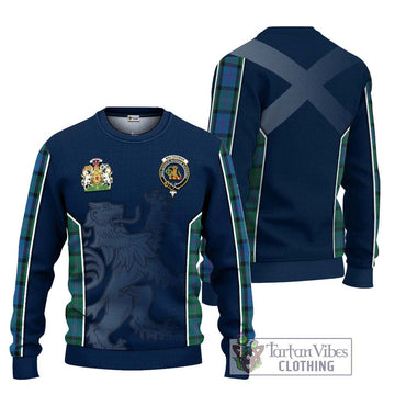 MacThomas (McThomas) Tartan Ugly Sweater with Family Crest and Lion Rampant Vibes Sport Style Unisex - Tartan Vibes Clothing