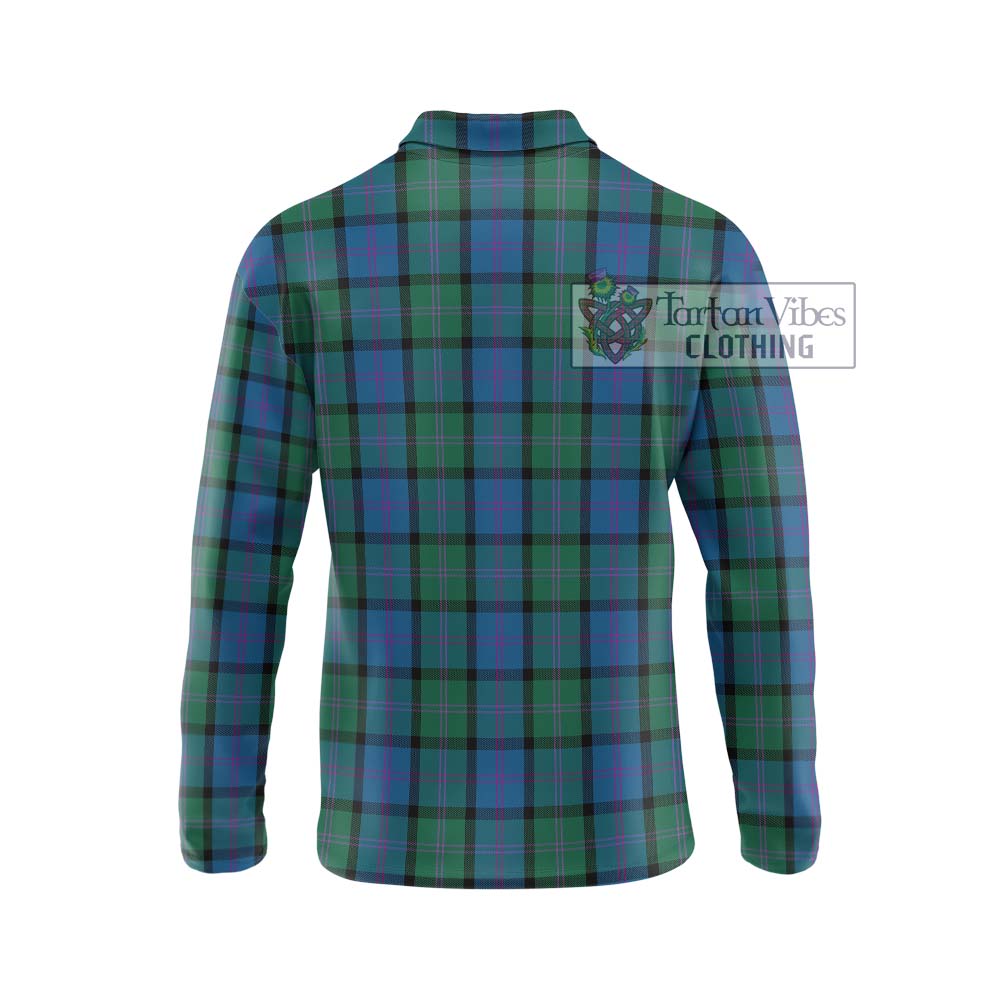 MacThomas (McThomas) Tartan Long Sleeve Polo Shirt with Family Crest DNA In Me Style - Tartan Vibes Clothing