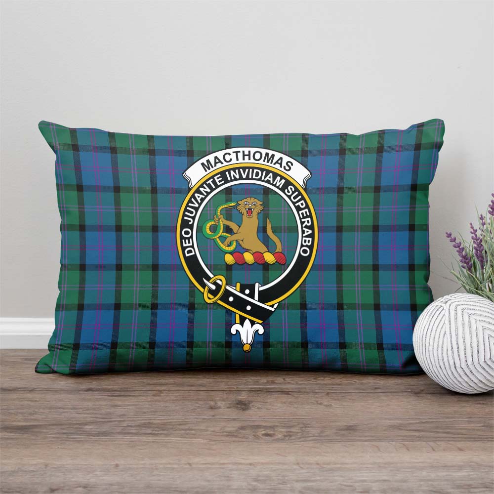 MacThomas (McThomas) Tartan Pillow Cover with Family Crest - Tartan Vibes Clothing