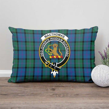 MacThomas (McThomas) Tartan Pillow Cover with Family Crest - Tartan Vibes Clothing