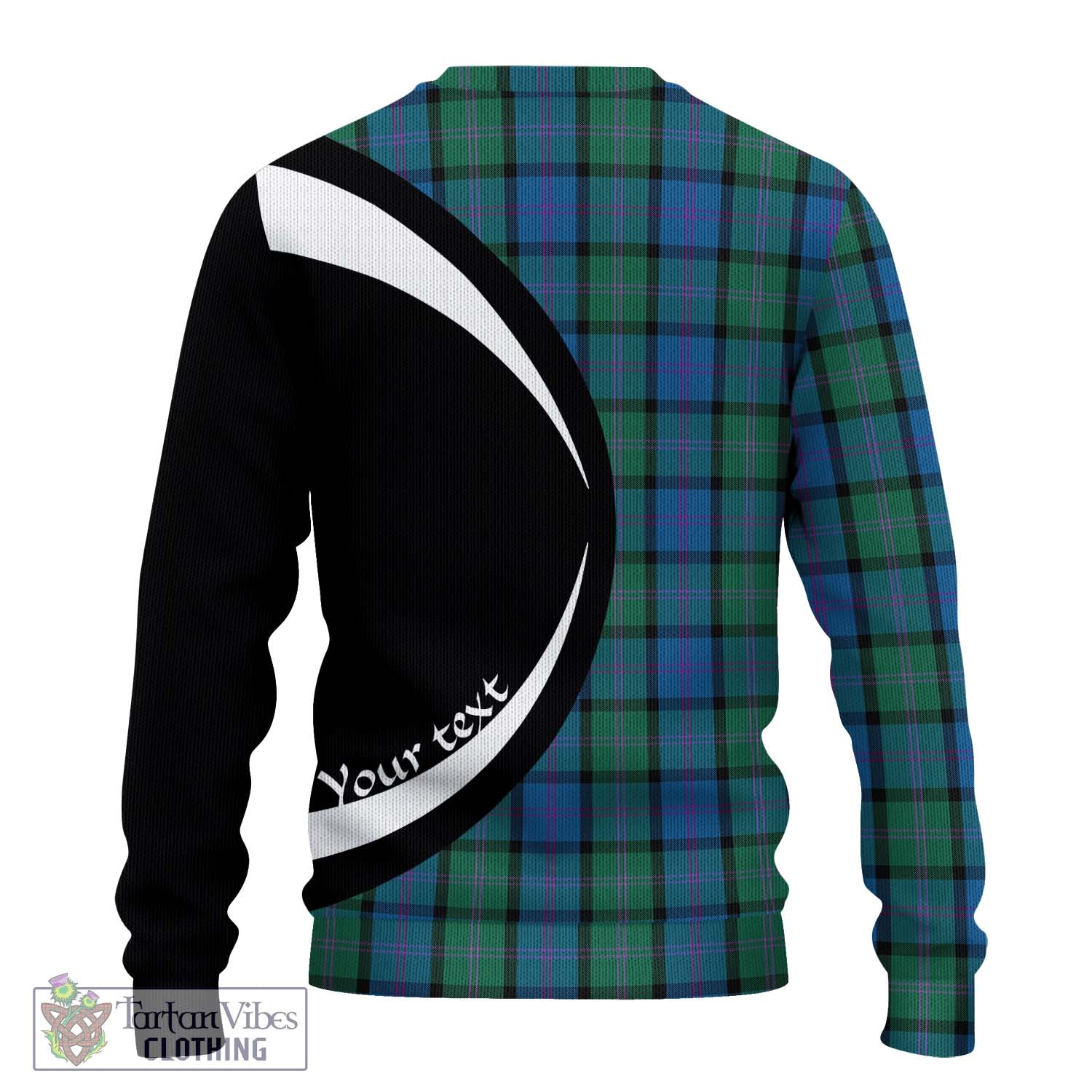 MacThomas (McThomas) Tartan Ugly Sweater with Family Crest Circle Style - Tartan Vibes Clothing