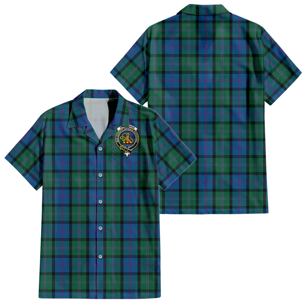 MacThomas (McThomas) Tartan Hawaiian Shirt with Family Crest - Tartan Vibes Clothing