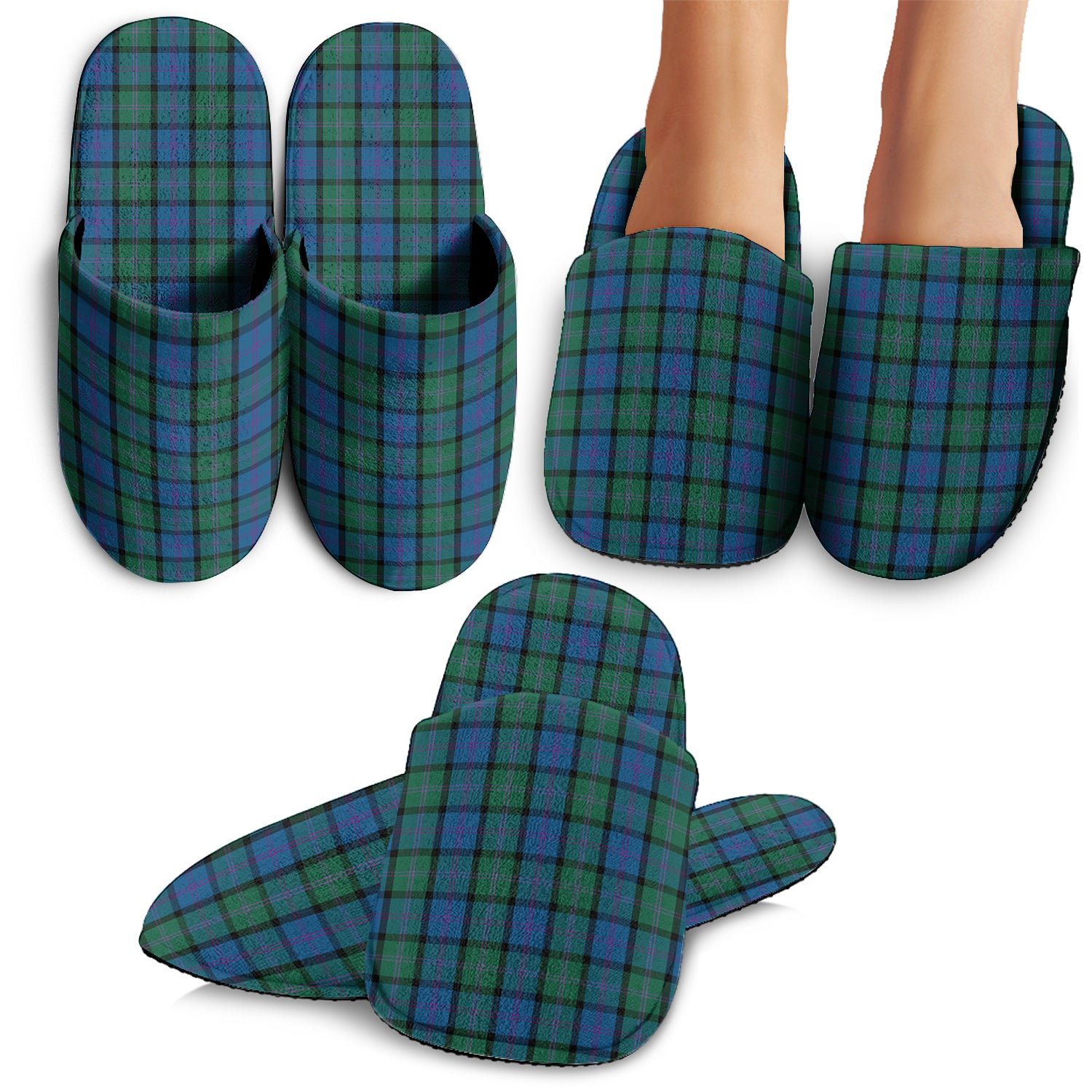 MacThomas (McThomas) Tartan Home Slippers - Tartan Vibes Clothing
