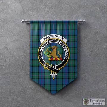 MacThomas (McThomas) Tartan Gonfalon, Tartan Banner with Family Crest - Tartan Vibes Clothing