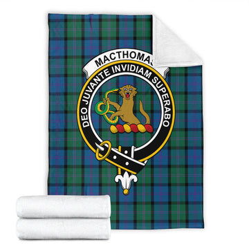 MacThomas (McThomas) Tartan Blanket with Family Crest - Tartan Vibes Clothing