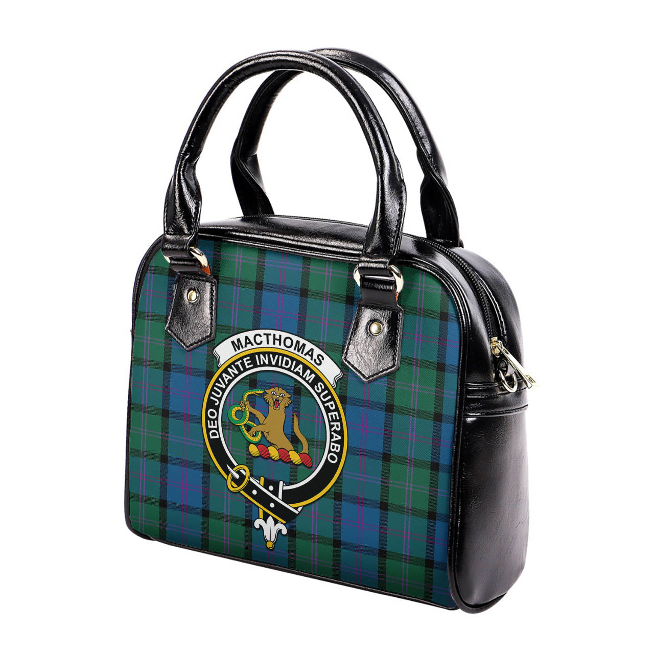 MacThomas (McThomas) Tartan Shoulder Handbags with Family Crest - Tartan Vibes Clothing